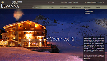 Htel 4 toiles Tignes : Transfert Taxi Htel Levanna