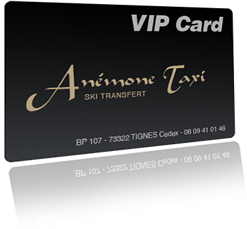 Carte V.I.P : client privilgi taxi Tignes